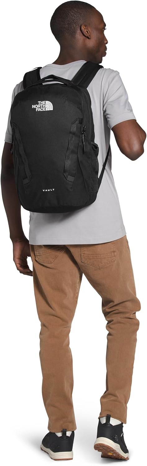 The North Face Vault Everyday Laptop Backpack - Commuter Travel Bag, Water-Repellent Finish, Spacious Compartment, TNF Black-NPF, One Size - Image 7