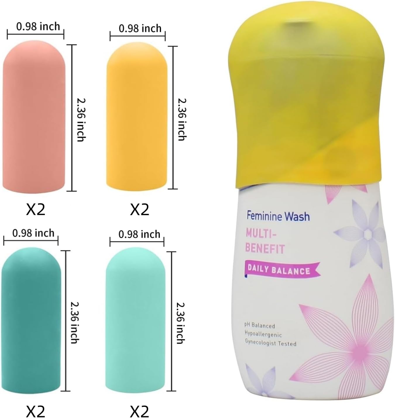 TRANOMOS Silicone Bottle Covers Travel Essentials for Women Men, Beach Vacation Essentials, Travel Size Toiletries Accessories, Cruise Ship Essentials 2026, Must Haves, Leak Proofing - Image 7