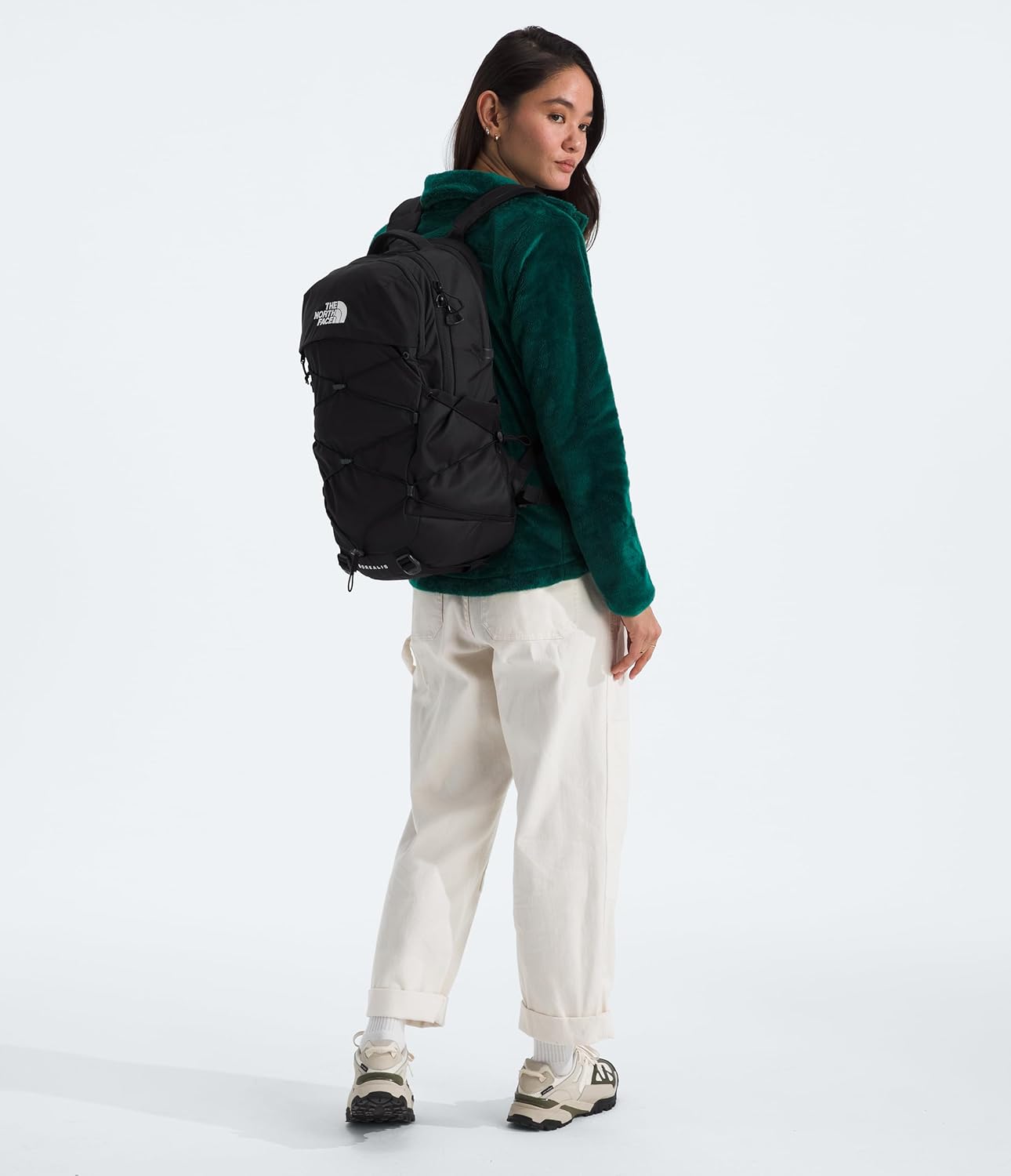 The North Face Borealis Commuter Laptop Backpack - Water Repellent, Laptop Sleeve, Large Main Compartment, TNF Black/TNF Black-NPF, One Size - Image 8