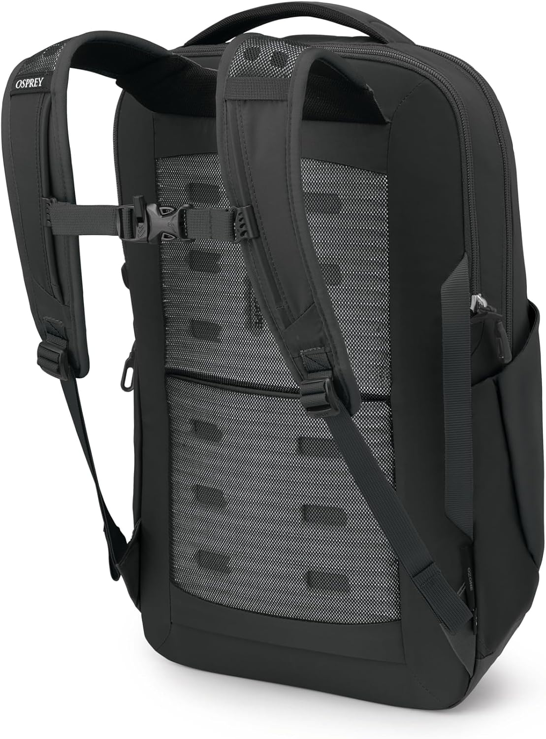 Osprey Ozone Laptop Backpack with Ventilated AirScape™ Backpanel - Lightweight Travel Backpack with 16” Laptop Sleeve - Carry-On Compatible Travel Bag for Men and Women, Black - Image 8