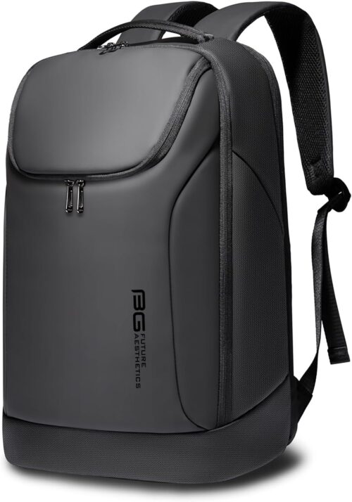 BANGE Business Smart Backpack Waterproof fit 15.6 Inch Laptop Backpack with USB Charging Port,Travel Durable Backpack, Black(no Usb), L, Travel Backpacks