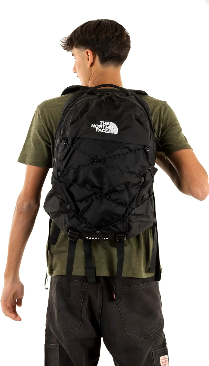 The North Face Borealis Commuter Laptop Backpack - Water Repellent, Laptop Sleeve, Large Main Compartment, TNF Black/TNF Black-NPF, One Size - Image 2