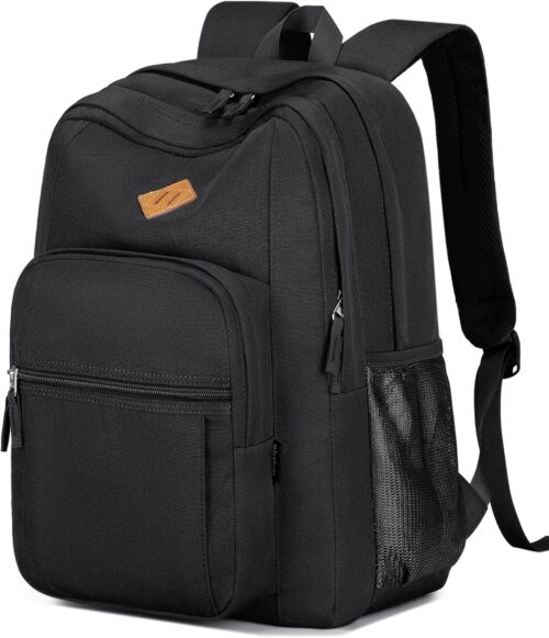 abshoo Classical Basic Womens Travel Backpack For College Men Water Resistant Bookbag (Black)