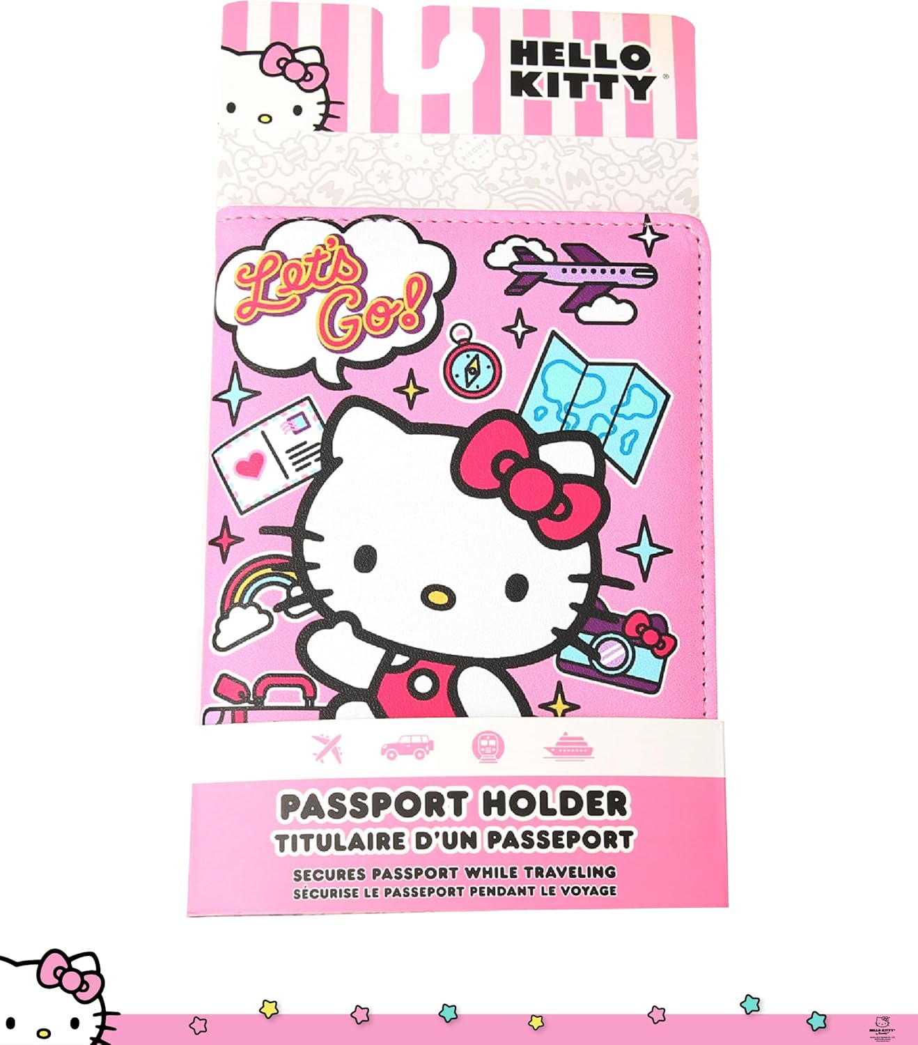 Hello Kitty Passport Holder - Sanrio Passport Holder for Women - Officially Licensed Passport Case (VG701236L.NJ) - Image 8