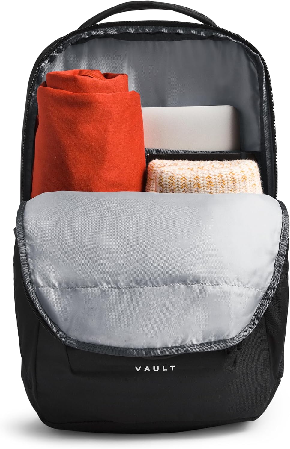 The North Face Vault Everyday Laptop Backpack - Commuter Travel Bag, Water-Repellent Finish, Spacious Compartment, TNF Black-NPF, One Size - Image 5