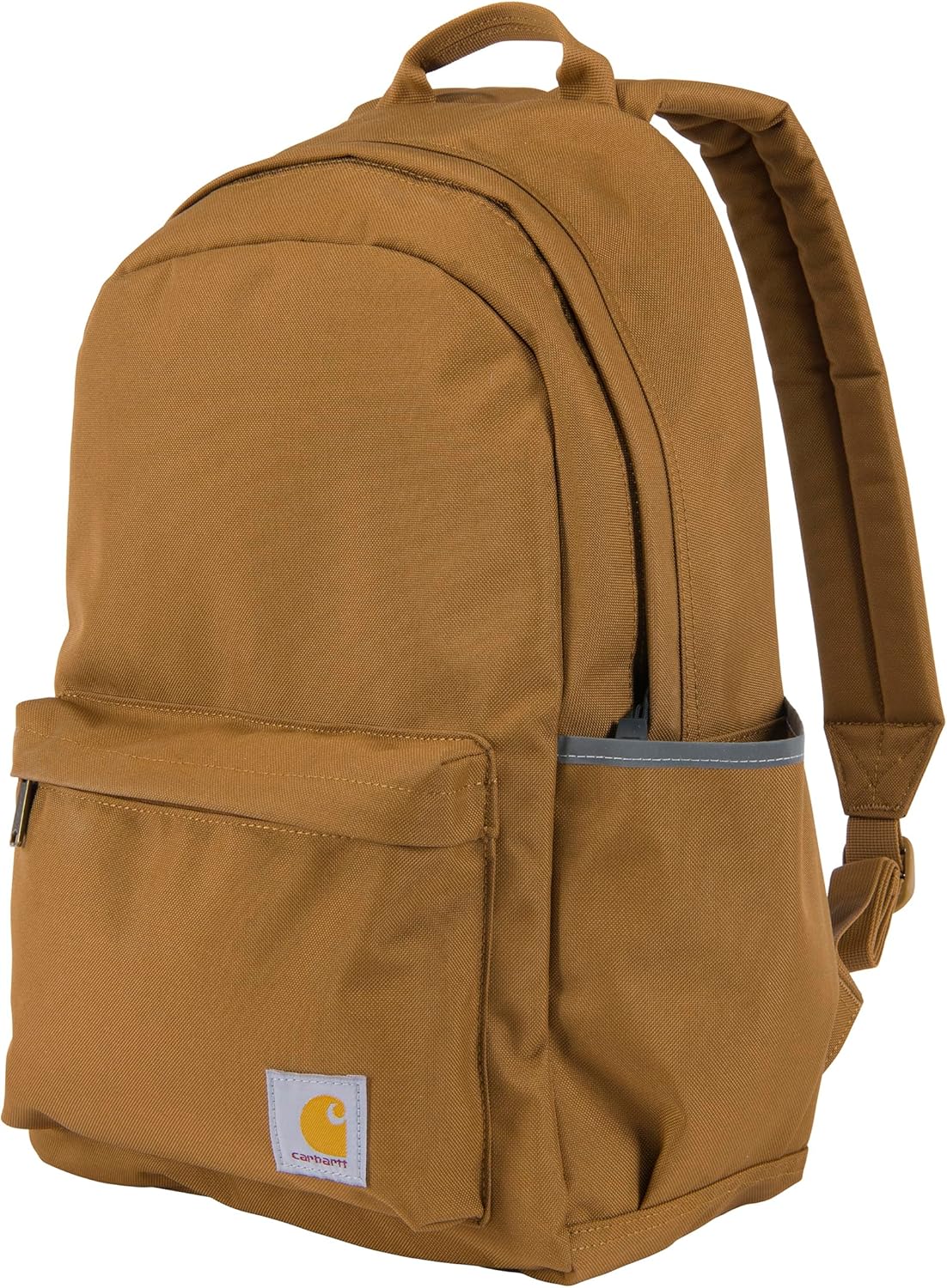 Carhartt 21L Classic Laptop Backpack, Water-Resistant Pack W/ 15" Laptop Sleeve and Organizational Compartments, Carhartt Brown