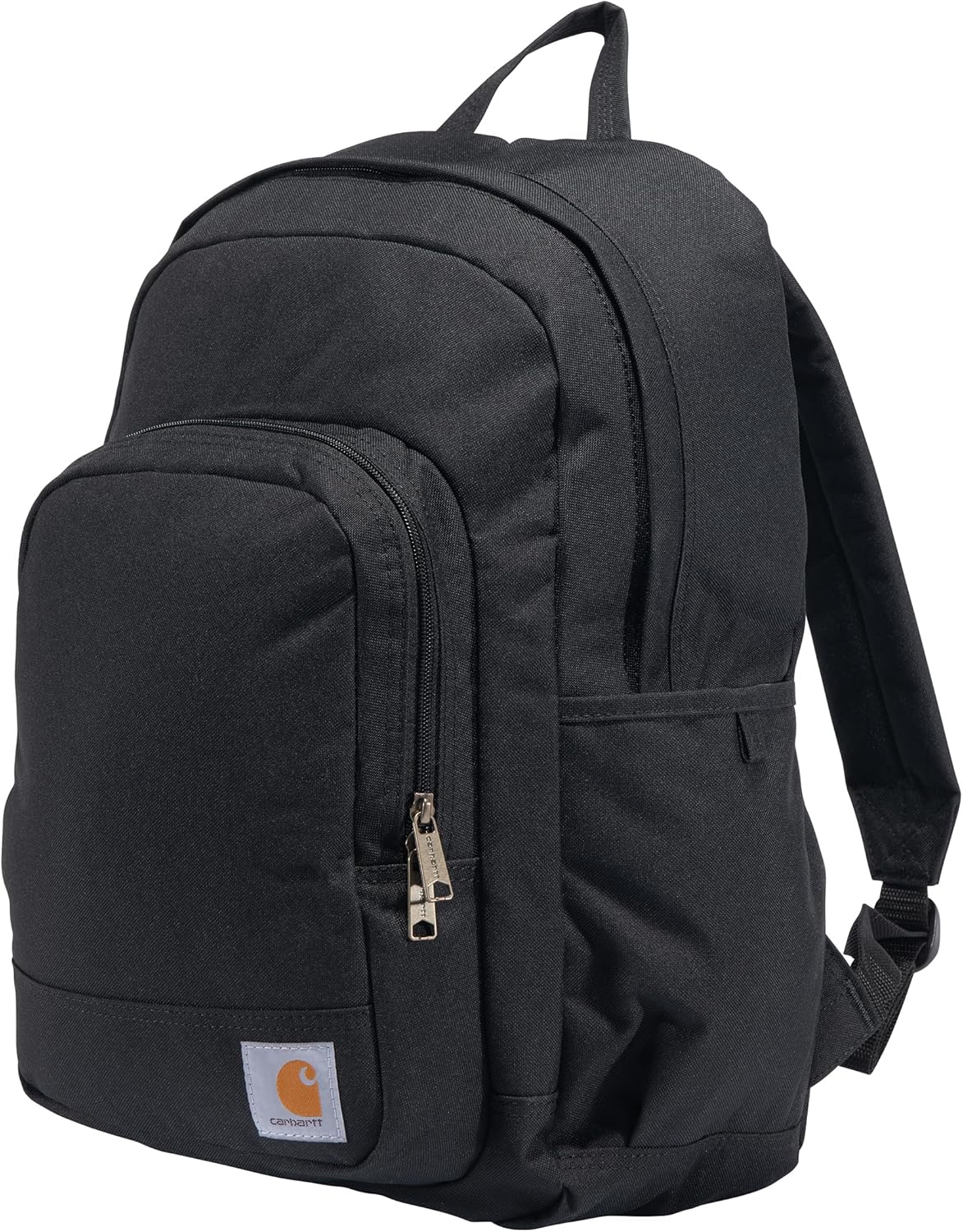 Carhartt 25L Classic Laptop Backpack, Durable Water-Resistant Pack W/ 16" Laptop Sleeve and Multiple Organizational Compartments, Black