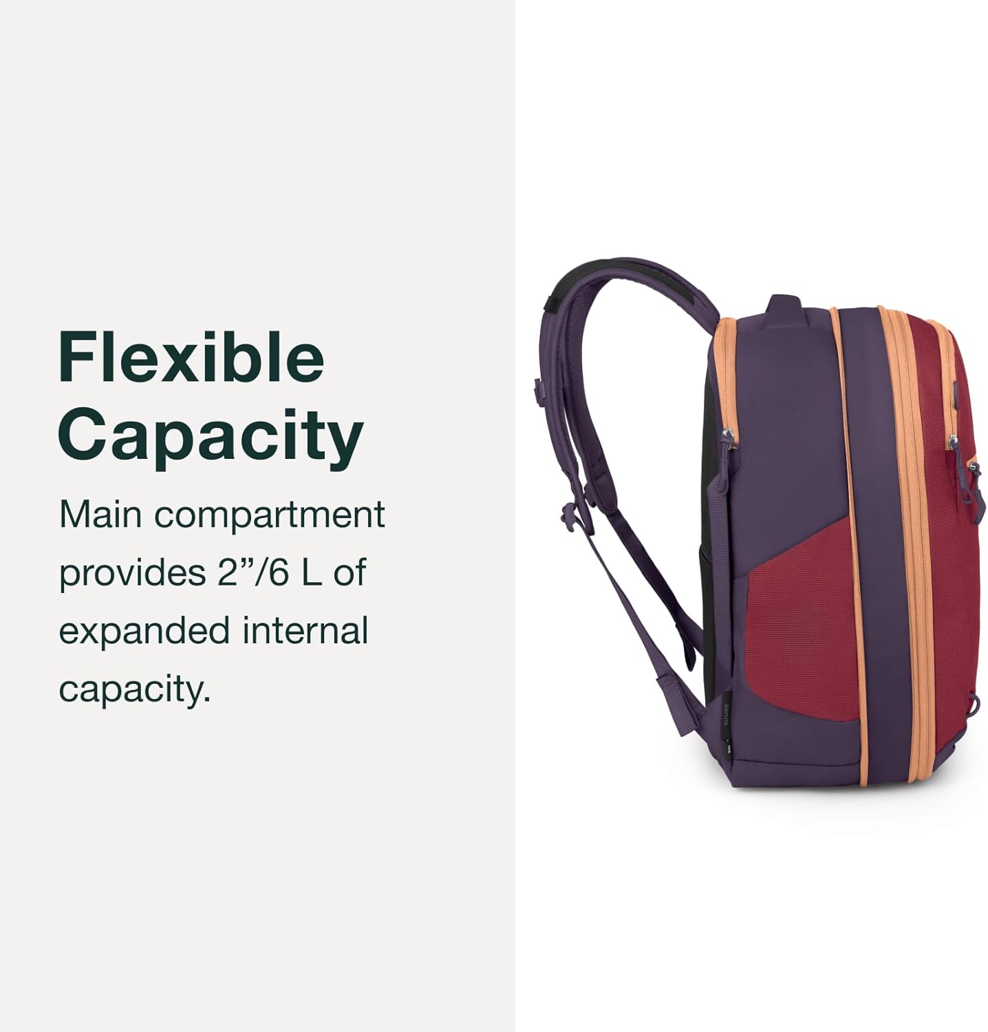 Osprey Daylite Expandable 26+6 Travel Pack, Tunnel Vision Grey Amazon Exclusive - Image 4
