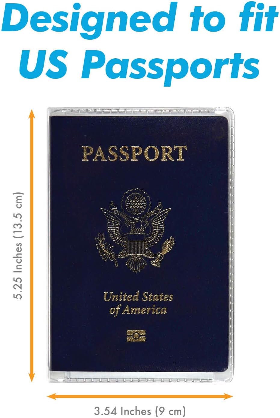 Millennial Essentials unisex-adult Waterproof Clear Passport Cover Plastic Passport Protector Vinyl ID Card Protector Case Holder Travel Pack of 6, - Image 3
