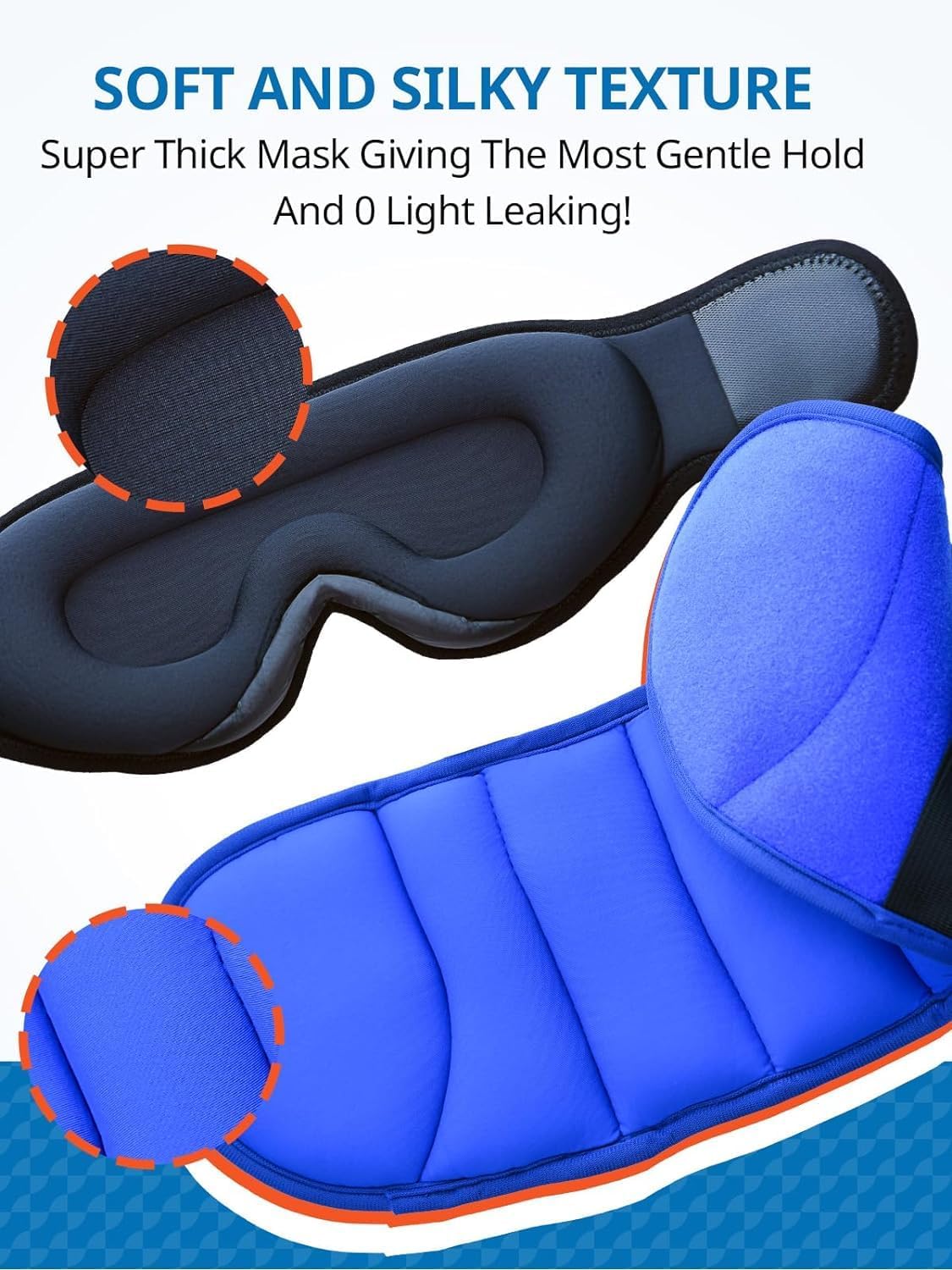 SARISUN Travel Pillows for Airplanes, Airplane Pillow for Long Flight, Airplane Head Strap with Eye Mask for Sleep, Travel Neck Pillow for Car Road Trip, 360° Support Headrest, Stop Bobblehead, Black - Image 6