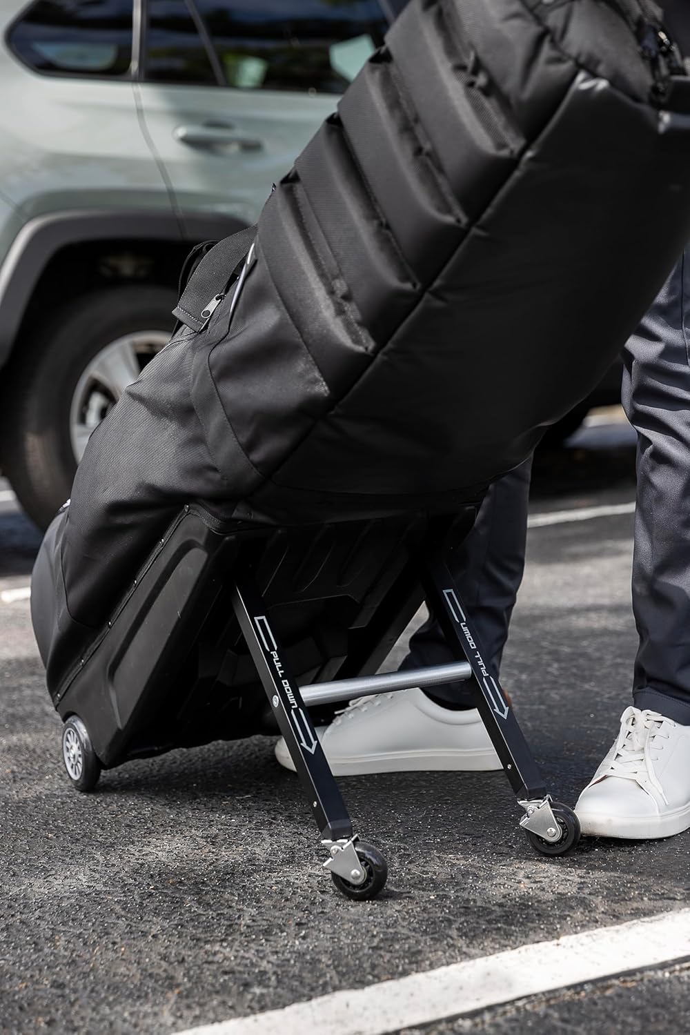 Sun Mountain ClubGlider Meridian Golf Travel Bag, 4-Wheel Rolling Retractable-Leg System, Effortless Travel - Image 7