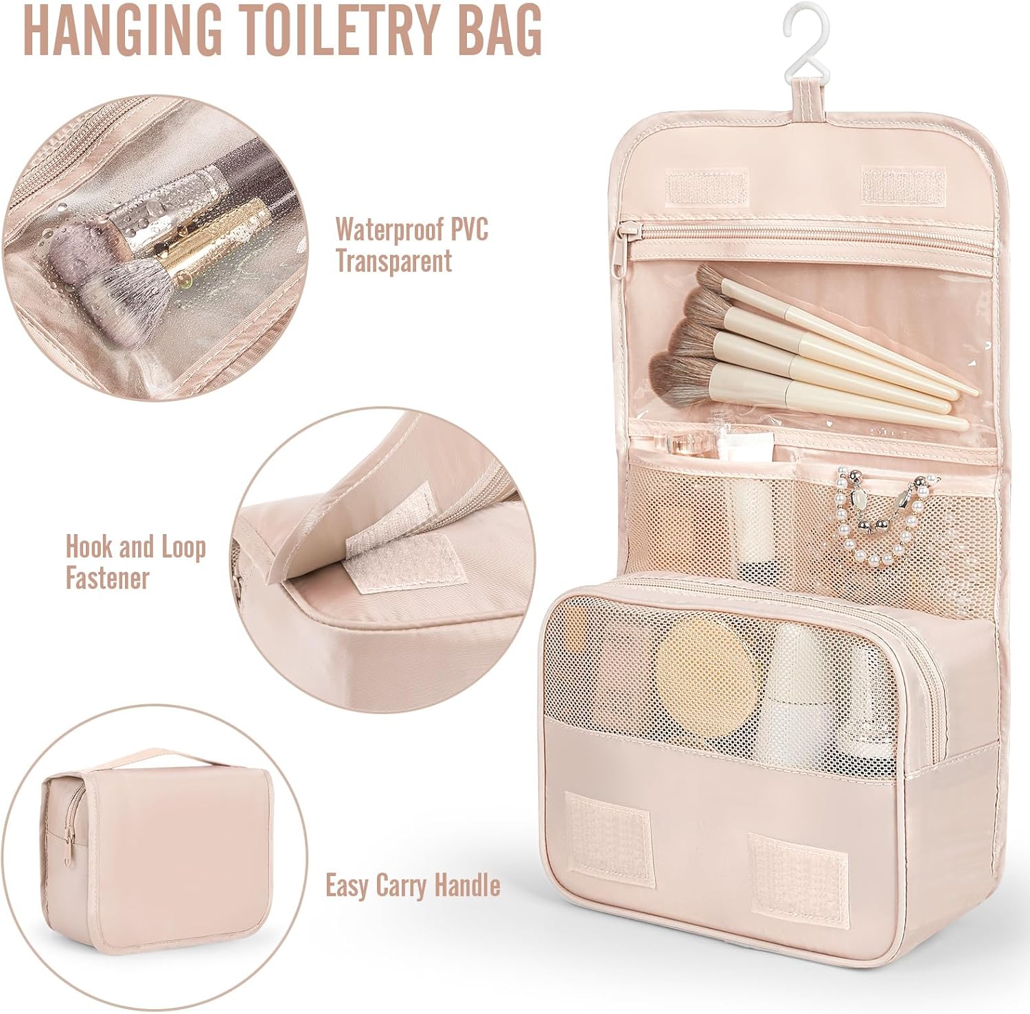 Veken 8 Set Packing Cubes for Cruise Ship Essentials,Beach Vacation Travel Accessories with Hanging Toiletry Bag,Suitcase Organizer for Luggage,Personalized Birthday & Retirement Gifts for Women Mom - Image 5