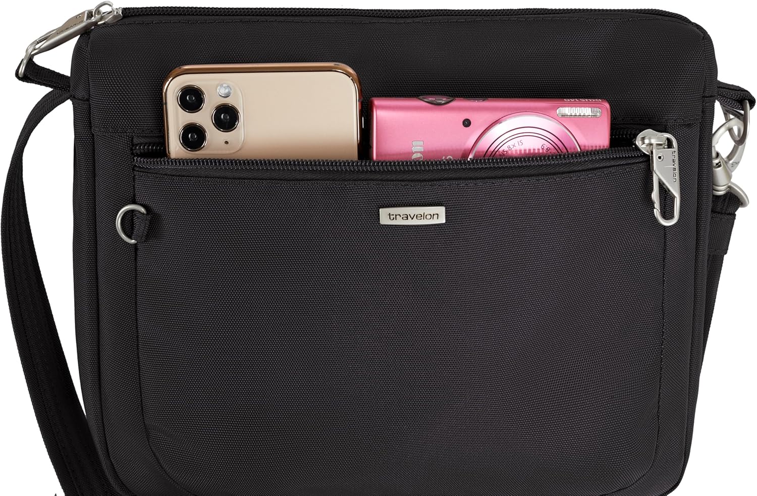 Travelon Anti-Theft Classic Small East/West Crossbody - Image 10