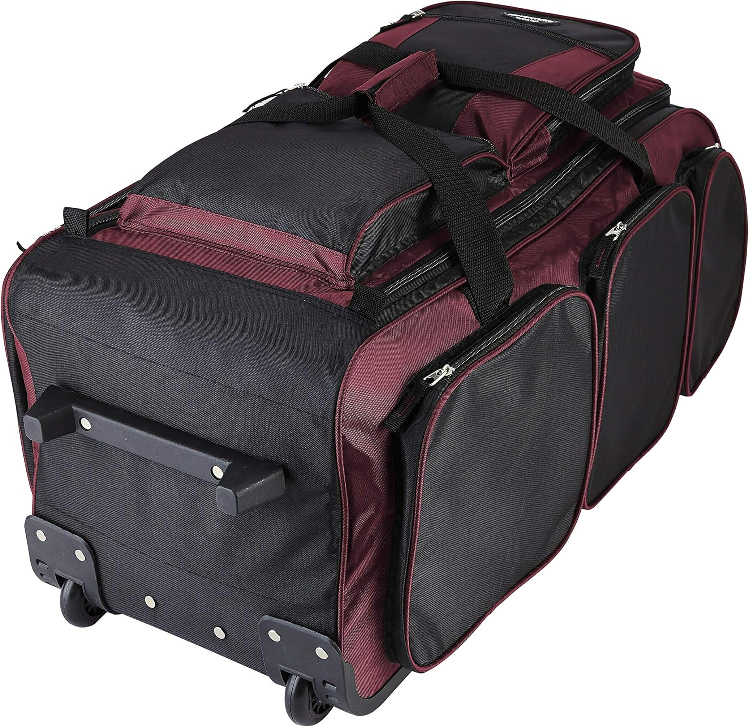 Travelers Club Xpedition 30 Inch Multi-Pocket Upright Rolling Duffel Bag - Image 3