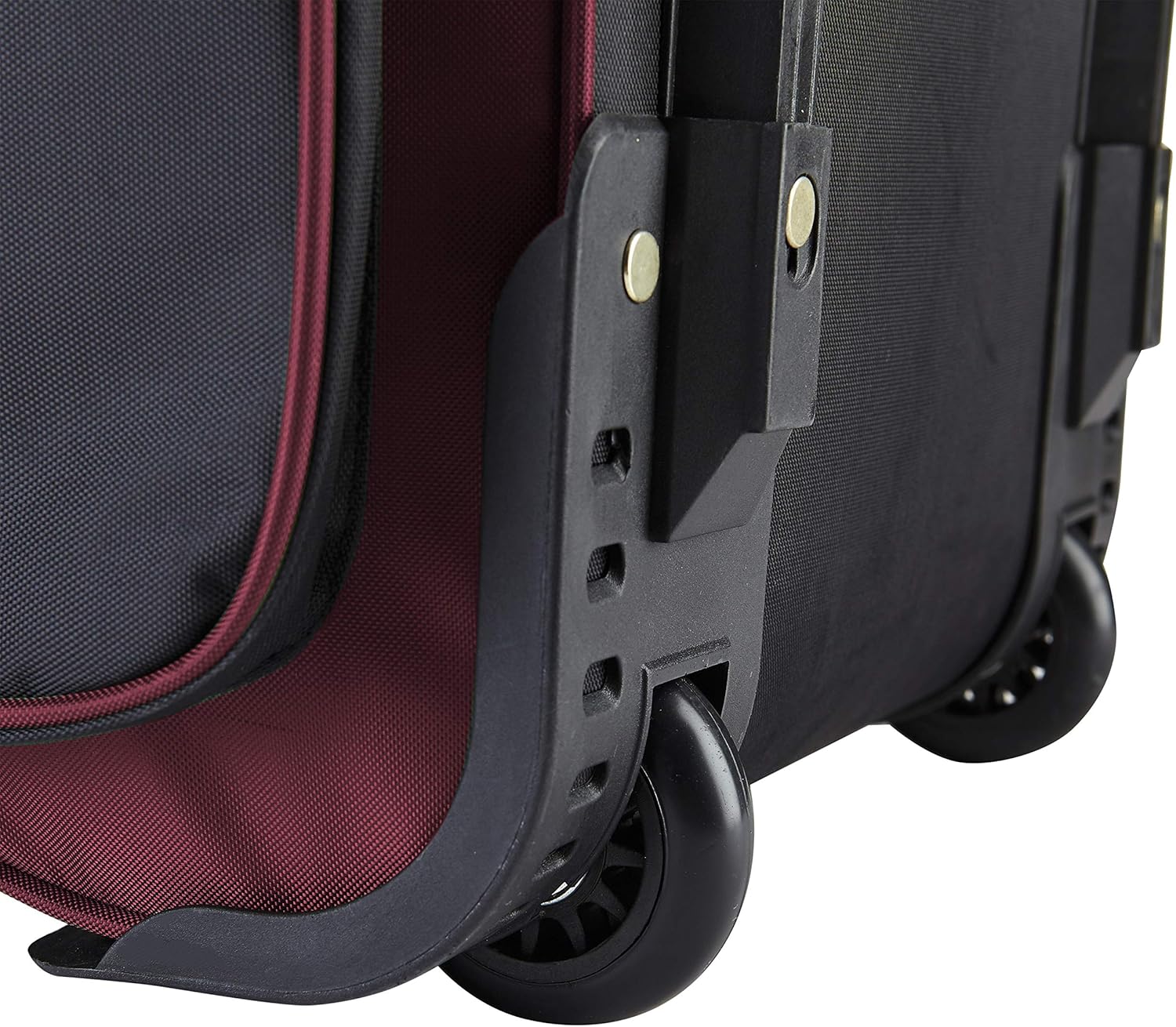 Travelers Club Xpedition 30 Inch Multi-Pocket Upright Rolling Duffel Bag - Image 4